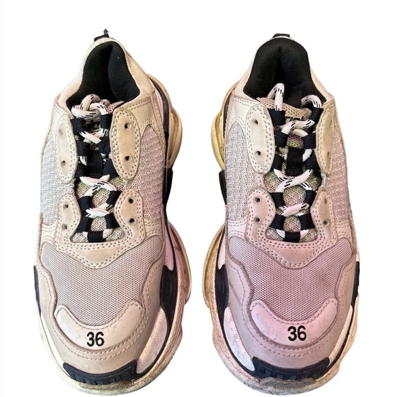 Neutral Balenciaga Triple S Sneakers, size 6, euro 36 - Picture 5 of 5